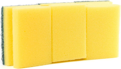 Heavy Duty Classic Nail Saver Scrub Sponge, 36 Units/Pack – Premium Cleaning Sponge for Kitchen, Bathroom, and Household Cleaning, Long-Lasting, Durable, Scratch-Free