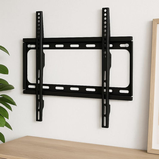 TV Wall Bracket for 14-42 Inch Screens, Universal TV Mount for LED, LCD, Plasma & Flat Screen Monitors, Heavy Duty Steel Construction, VESA Compatible, Space-Saving Adjustable Tilt & Swivel