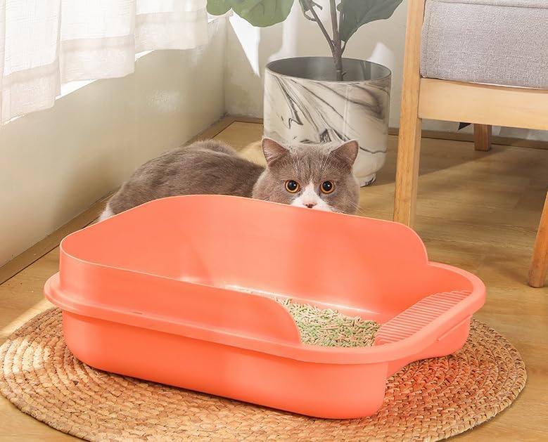 96 Pieces Enclosed Green Pet Litter Boxes