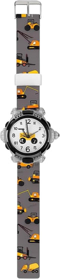 96 Pieces 3D Cute Cartoon Toy Silicone Band Wristwatches (Black)