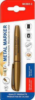 144 Pieces Metal Markers (14.5 cm Gold 2 mm Tip for Crafting and Writing)