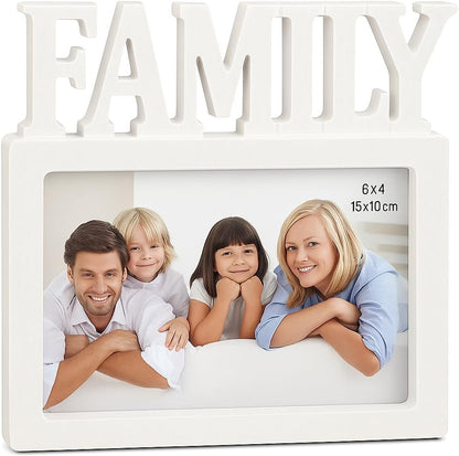 Compact Mini Family Photo Frame 15x10cm - Stylish Picture Display Frame