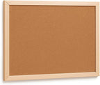 96 Pieces Cork Boards (40cm x 60cm Brown with Wooden Frame for Home and Office Use)
