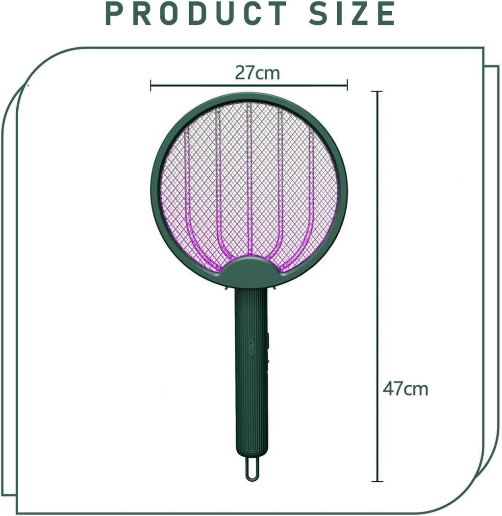 96 Pieces Eco-Friendly Bug Zapper Racket - 2-in-1 Electric Fly Swatters (High Voltage Mosquito Killer – USB Rechargeable – Outdoor & Indoor Use – Effective Insect Control)