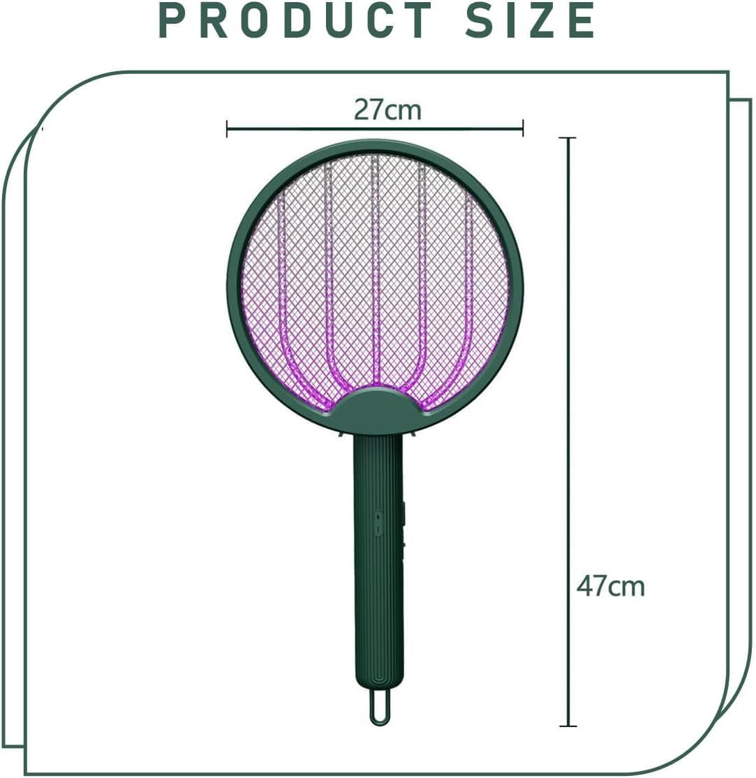 96 Pieces Eco-Friendly Bug Zapper Racket - 2-in-1 Electric Fly Swatters (High Voltage Mosquito Killer – USB Rechargeable – Outdoor & Indoor Use – Effective Insect Control)