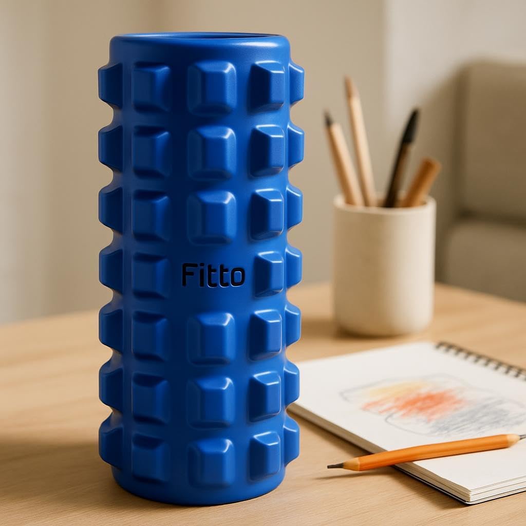 96 Pieces Foam Roller Deep Tissue Trigger Point Fitness Rollers (33x12.8cm – Assorted Colors for Muscle Recovery – Exercise – and Sports Therapy)