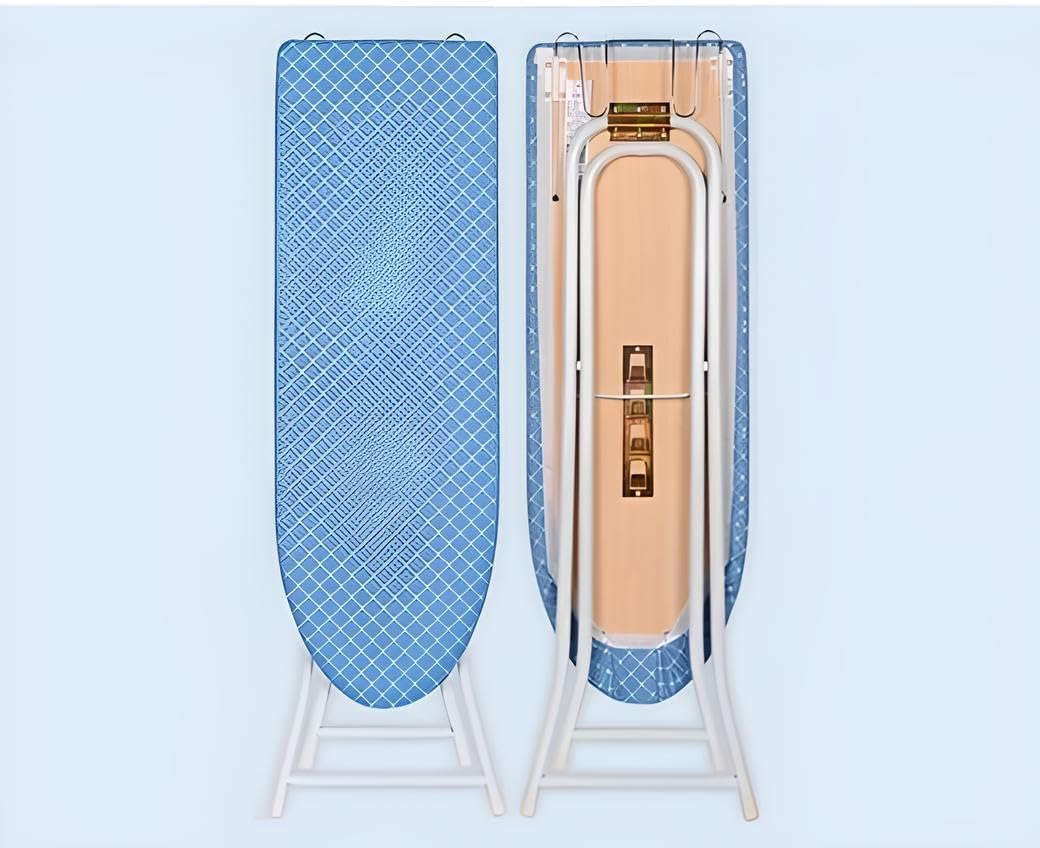 72 Pieces Large Folding Ironing Boards with Adjustable Height (Non-Slip Surface – Steam Iron Rest – Retractable Legs – and Heat-Resistant Cover – 36 x 12 Inch – Portable and Durable – Assorted Colors)