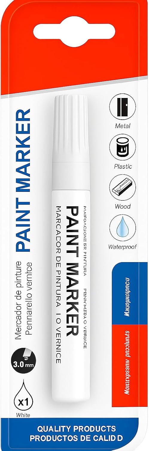 120 Pieces Paint Markers (14.5 cm Ash Color 3 mm Tip for Art and Craft Projects)