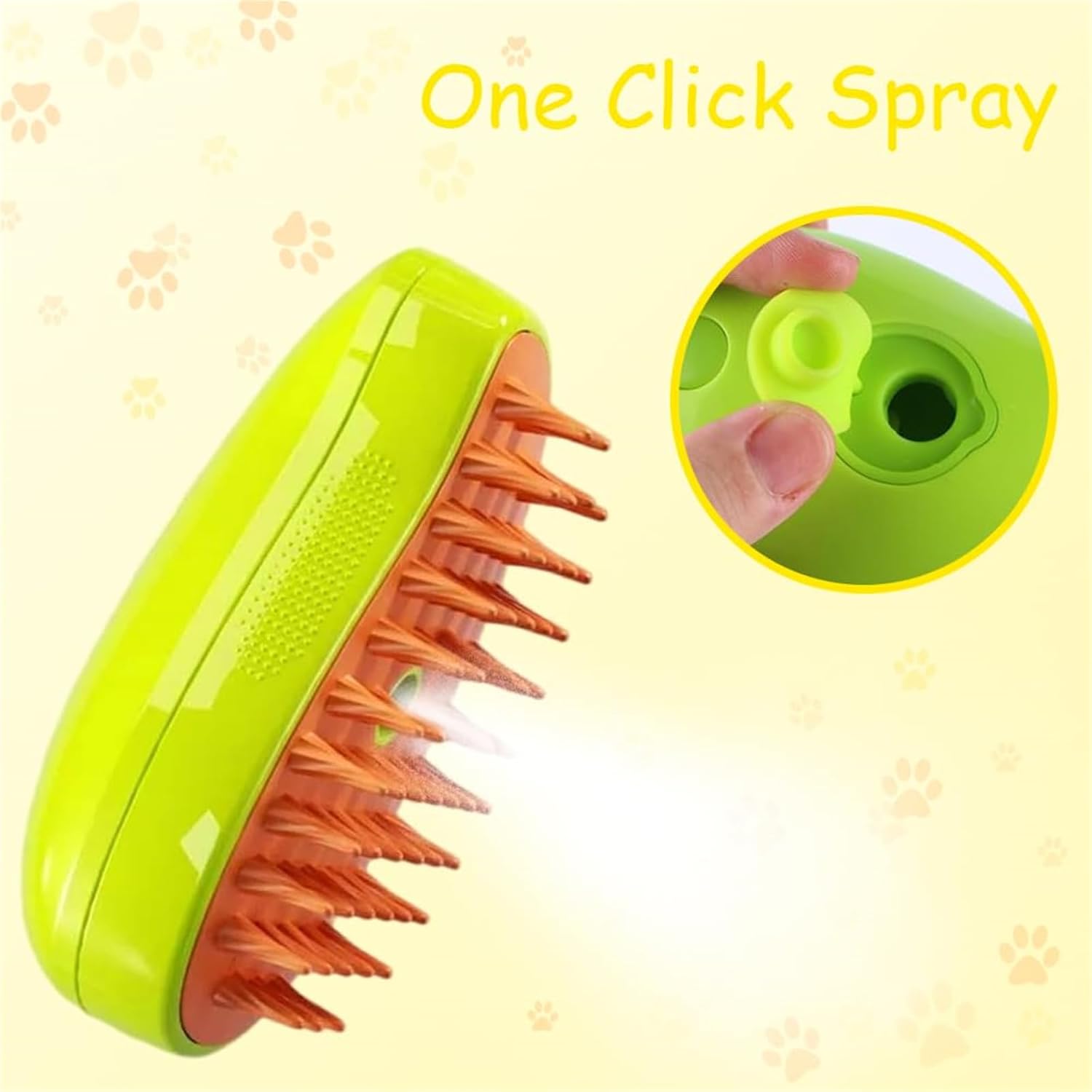 96 Pieces Cat Steam Brushes (3-in-1 Multifunctional Pet Grooming Tool - Steamer – Brush & Deodorizer - Easy Clean – Efficient Pet Hair Removal – Adjustable Temperature for All Fur Types)