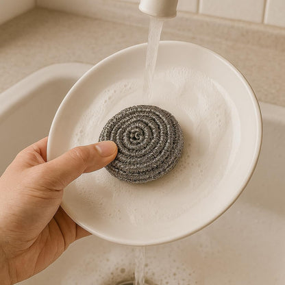 Stainless Steel Scrubber Set - 12 Pack Heavy-Duty Cleaning Pads for Kitchen, Pots, Pans, Grills, and More | Rust-Resistant & Durable Cleaning Solution