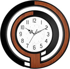 60 Pieces Elegant Wall Clocks with Silent Quartz Movement (Large Numbers – and Classic Design – Battery Operated Decorative Timepiece for Living Room – Office – and Bedroom Home Decor.)