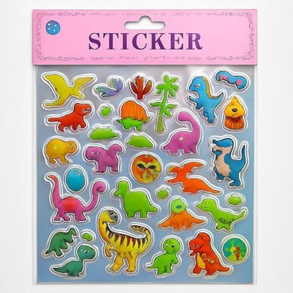 Dinosaur Stickers for Kids – Assorted Cute Dino Sticker Sheets for Scrapbooks, Planners, Party Favors, Crafts & School