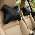96 Pieces Car Headrest Neck Cushion Pillows with pattern (pack of 2 – Black)