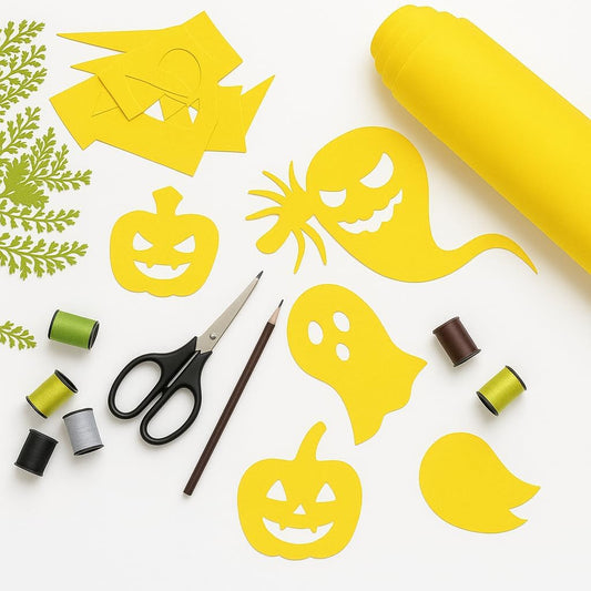 Felt Fabric 40cm x 60cm Yellow for Crafts, DIY Projects, Sewing, and Decorations