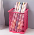 144 Pieces Sky Blue Pen Holder - Rectangle Shapeds (8x10cm Desk Organizer)