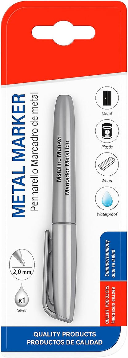 Metal Marker 14.5cm, 2mm Tip, Durable Garay for Precise Marking