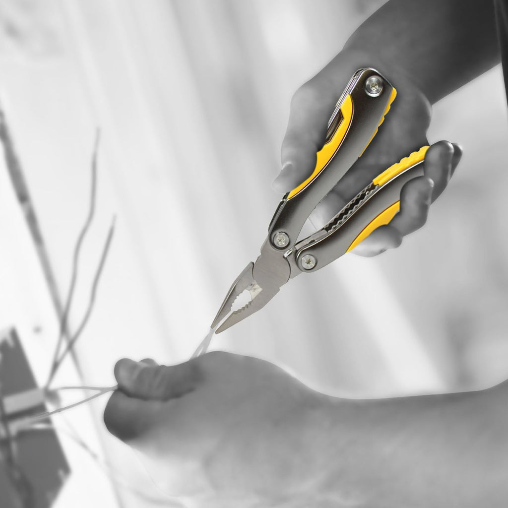 96 Pieces Multitool Pliers - 14-in-1 Stainless Steel Multi Tool Pocket Knives with Screwdriver (Bottle Opener – Wire Cutter – and Saw - Portable Survival Gear for Camping – Hiking – Emergency – and DIY)