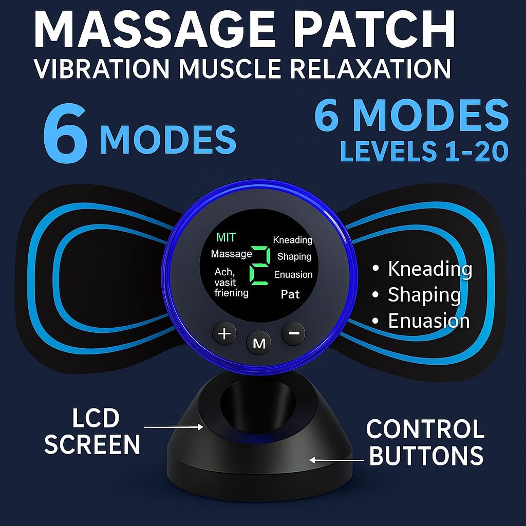 96 Pieces Massage Patches (Vibration Muscle Relaxation)