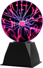 96 Pieces 6 Inch Magic Plasma Ball Lamp - Sound Sensitives (Interactive Plasma Globe for Kids & Adults - Educational – Touch Activated Lightning Ball – Perfect for Home Décor – Science Projects – and Parties)