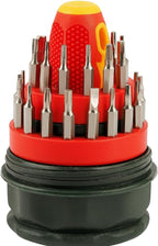 120 Pieces Screwdriver Set 31 in 1s (Precision Magnetic Screwdrivers with Interchangeable Bits – Compact Tool Kit for Home – Electronics – Phones – Laptops – and DIY Repairs - Durable and Portable Design)
