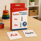 120 Pieces Being Words Series Flash Cards - 36 Sheets (12x7.7cm Educational Card Set)