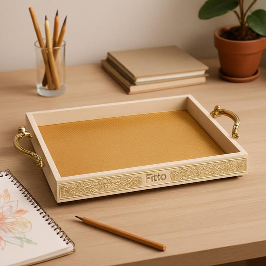 Stylish Serving Tray 36x26cm - Elegant Home Table Decor