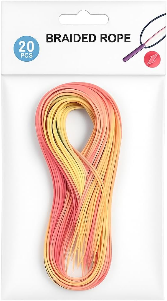 120 Pieces Braided Rope 20 Pieces 1M Mixed Colors for Crafting (DIY Projects – and Decorations)