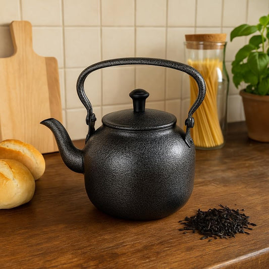 1.5L Black Electric Kettle, Fast Boil, Cordless, Auto Shut-Off, BPA-Free, Stainless Steel Interior