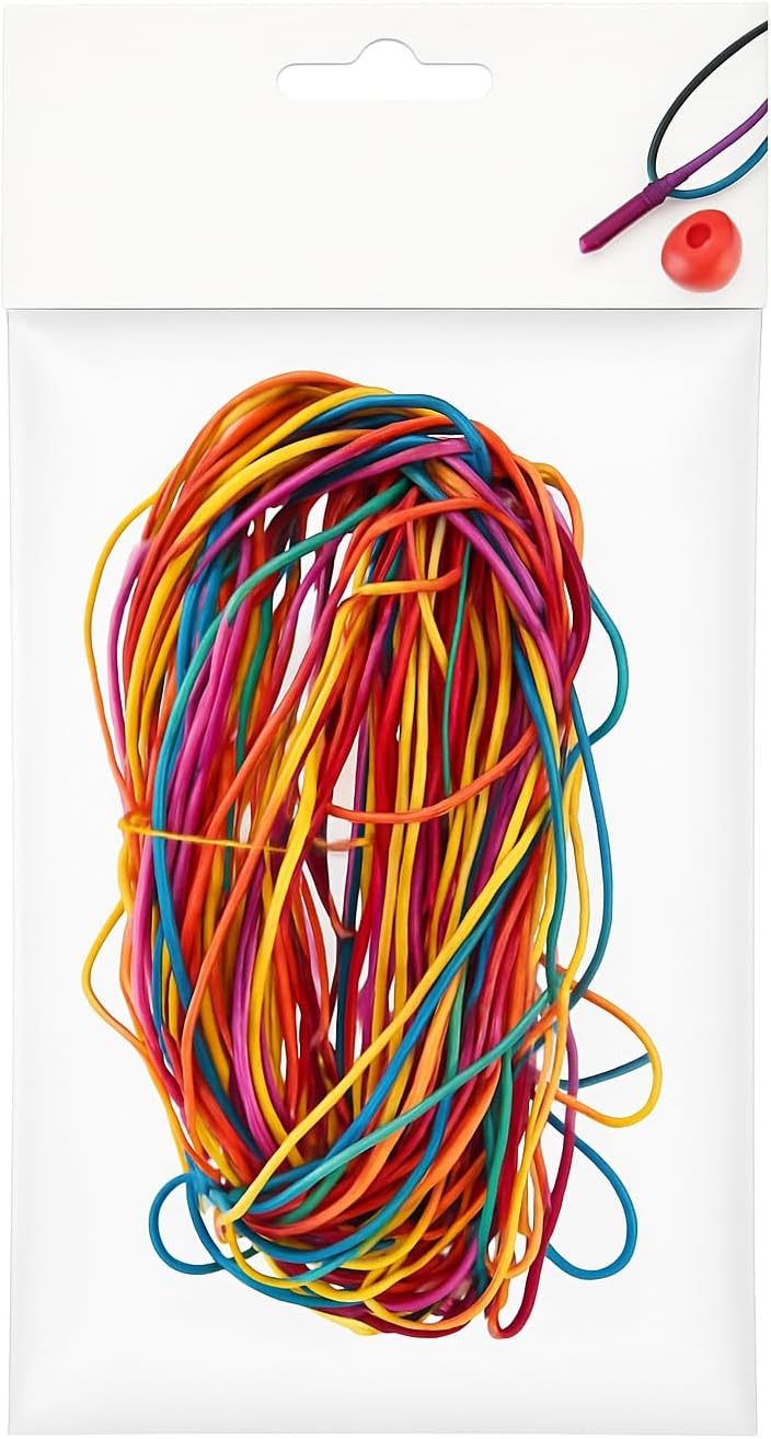 120 Pieces Braided Rope 25 Pieces 1M Mixed Colors for Crafting and DIY Projects