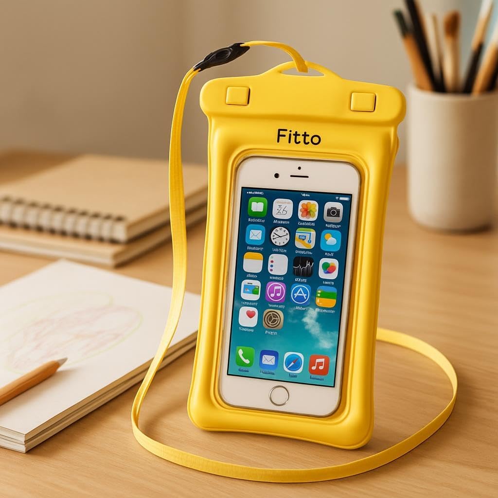 144 Pieces Floating Waterproof Phone Pouches with Lanyard (Clear Phone Bag – Touchscreen Compatible – Floating & Leakproof for Outdoor – Beach – Pool Use)