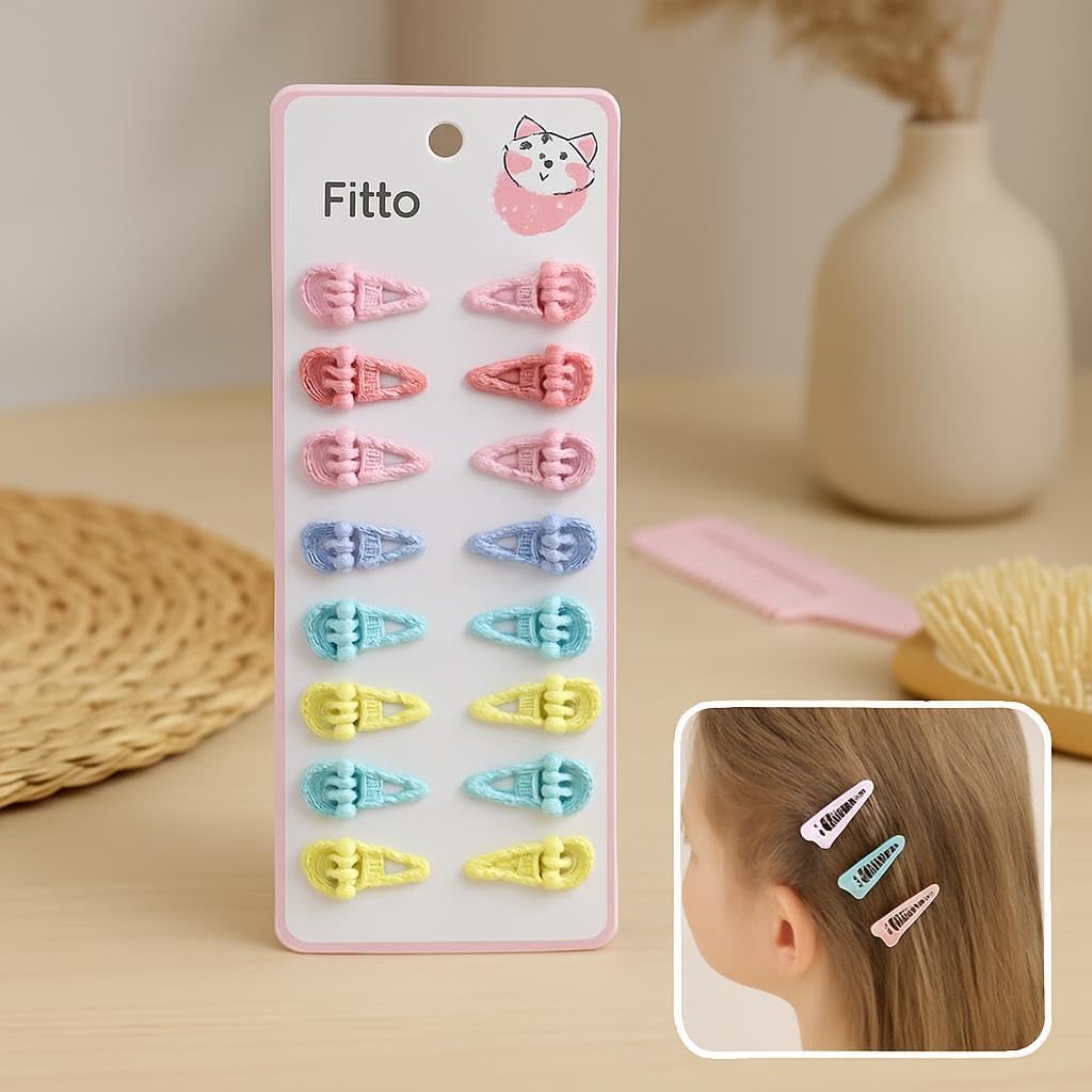 120 Pieces Mini Plastic Hair Clips (Pack of 20 – Assorted Colors for Everyday Use)