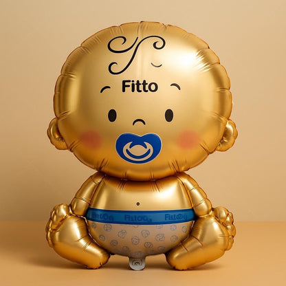Baby Boy Foil Balloon, 1pcs/Card for Birthday Party Decoration
