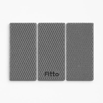 Floor Crevice Cleaning Brush – Replacement Set of 3 Pieces – Grey – Nylon