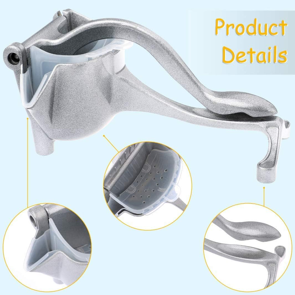 96 Pieces Manual Fruit Juicer Stainless Steel - Heavy Duty Citrus Press Juicers for Fresh Juice (Easy to Clean – Portable and Compact Design for Home and Travel – Ergonomic Handle for Effortless Juicing)