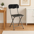 72 Pieces Foldable Chairs (Black - Lightweight and Portable Seating Solution)