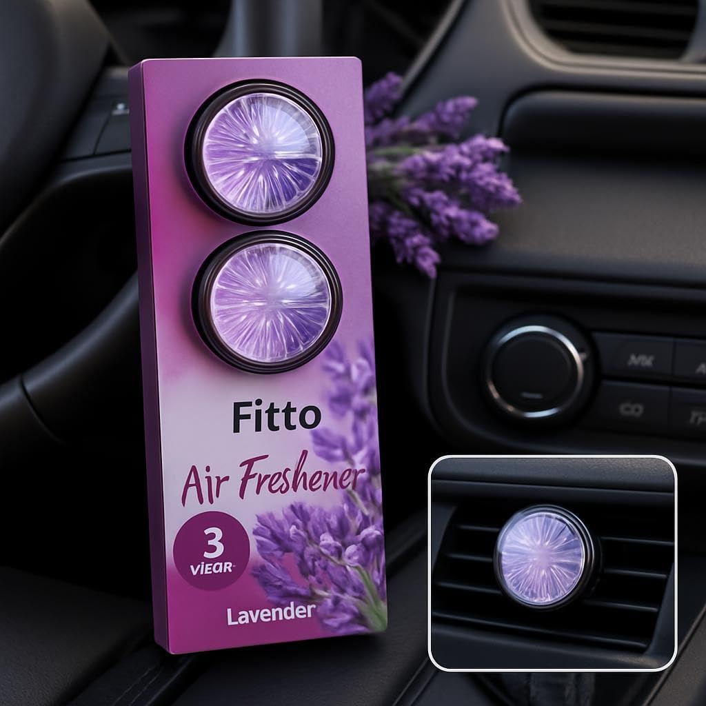 120 Pieces Car Air Freshener Lavender Scent Pack ofs (3 Long Lasting Hanging Perfume for Car Interior)