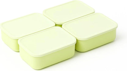 Picnic Food Storage Box – 900ML Capacity – Green – 4 Pack