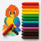 120 Pieces 12 Pieces Oil Pastel Set -s (7.3cm – 12 Vibrant Colors)