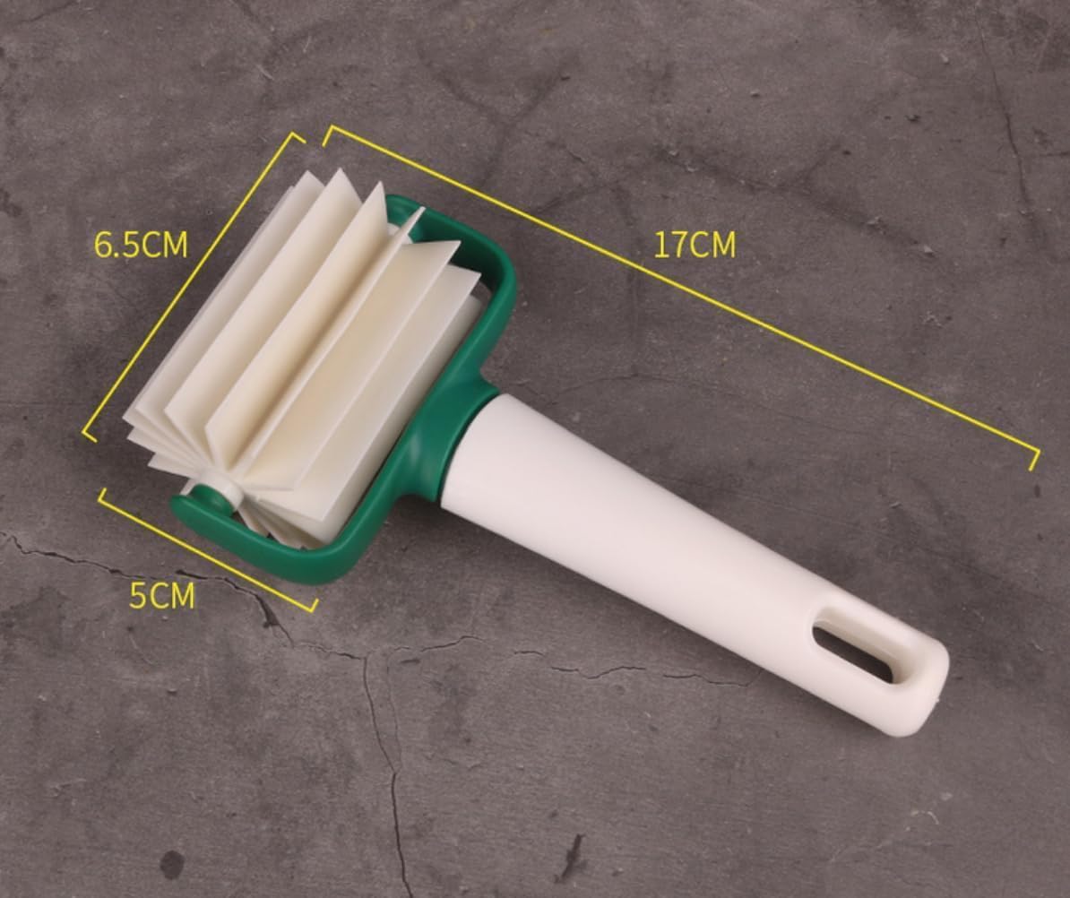 120 Pieces 2pcs Roller Wheel Baking Tool - Dough Roller Cutters for Even Dough - Non-Toxic PP Material (Green & White Rolling Pin for Cookies – Pastries – Pizza – & More)