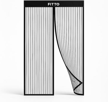 Magic Mesh Hands-Free Retractable Screen Door – Magnetic Closure, Easy Installation, Bug Protection, Fits Most Doors