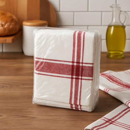 Glass Cleaning Cloth White - Streak-Free Microfiber Cloth for Windows, Mirrors, and Screens