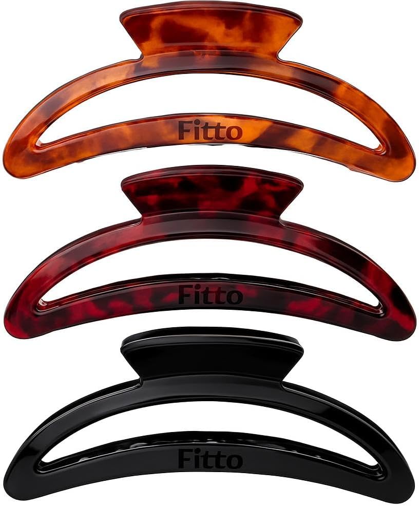 120 Pieces High Grip Geometric D Shape Hair Clutcher Clip Set of 3s for Women