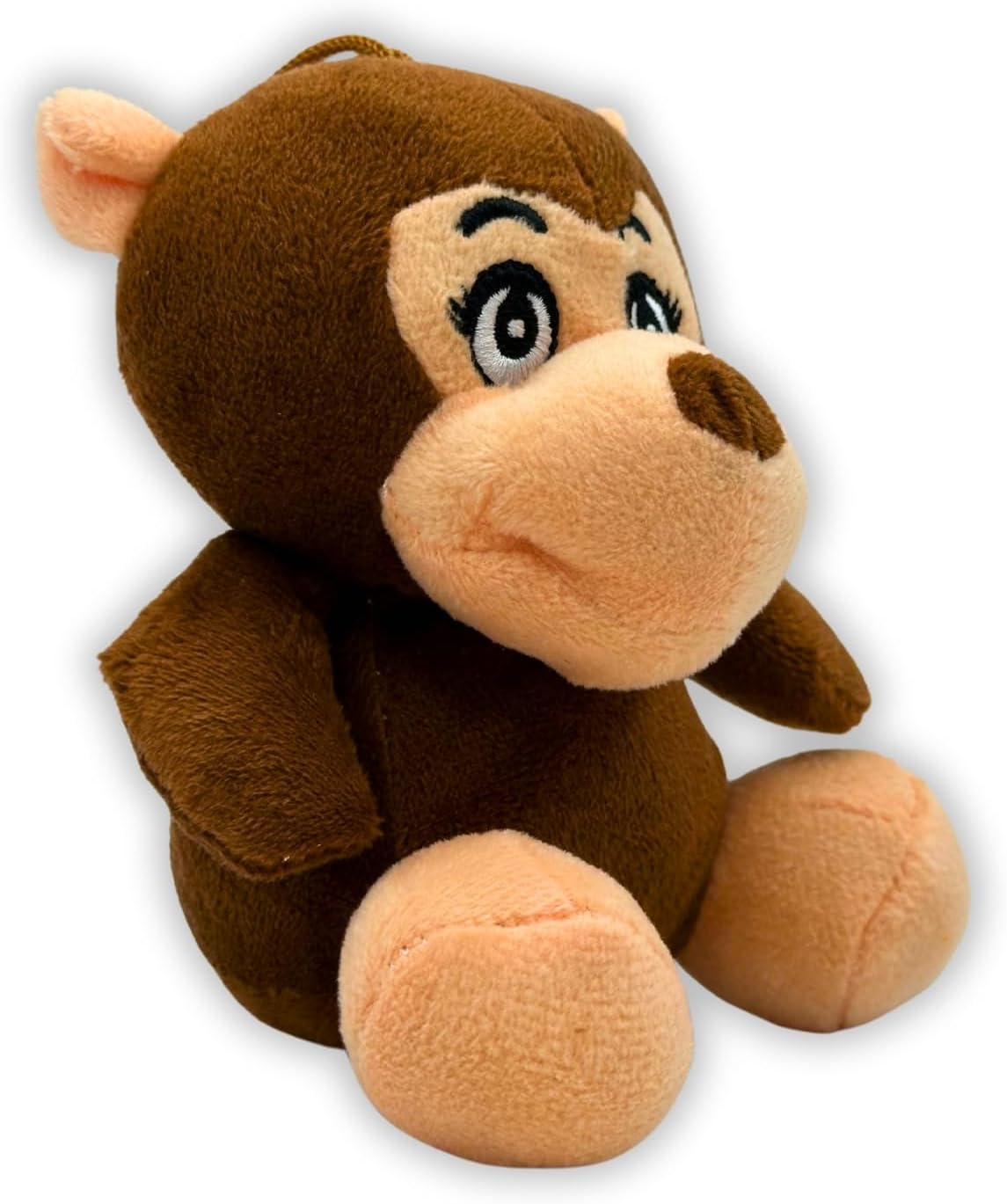 96 Pieces Stuffed Animals (Soft Plush Toys for Kids and Adults – Huggable Design – Durable – Lightweight – Ideal for Playtime – Room Décor – Gifting – Collectible Toy Enthusiasts (Monkey - Brown 16cm))