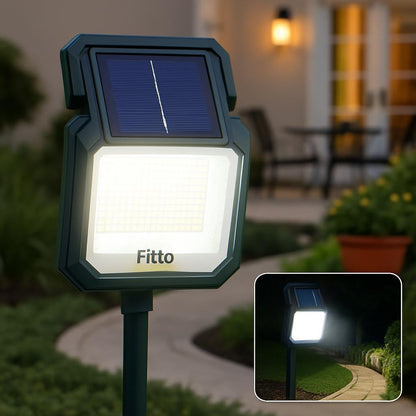 500W Solar LED Light - Bright Outdoor Lighting for Gardens, Patios, and Pathways