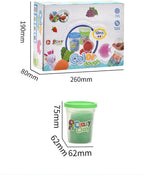 96 Pieces 12 Pieces Clay Dough Pack- Colorful Play Clays For Kids' Art and Craft Projects with Moulds