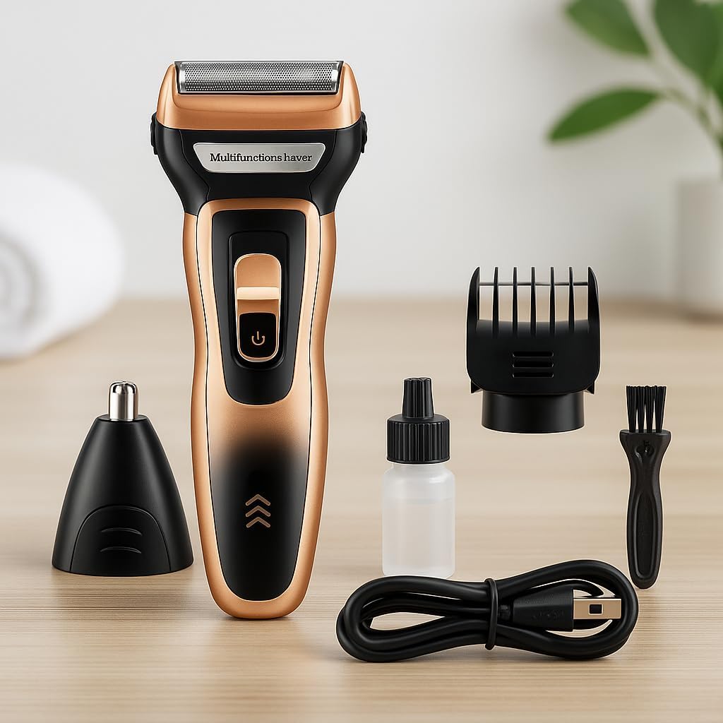 72 Pieces Nose Hair Trimmers (3 In 1 Grooming Kit – Multifunctional – Double Blade – Electric Shaver)