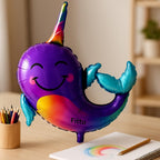 144 Pieces Foil Balloon Unicorn 1 Pieces for Party Decoration