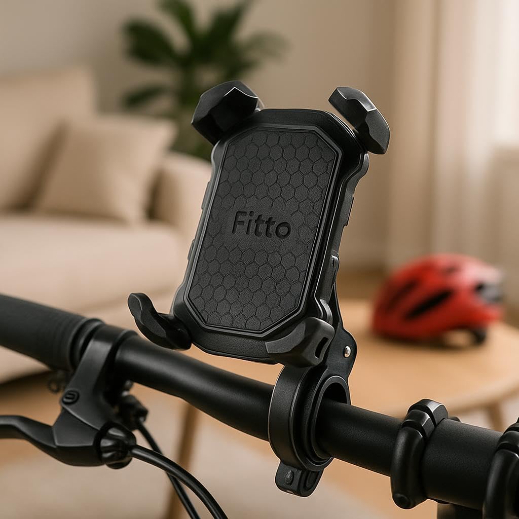 Mobile Holder for Bike and Bicycle, Plastic, Black