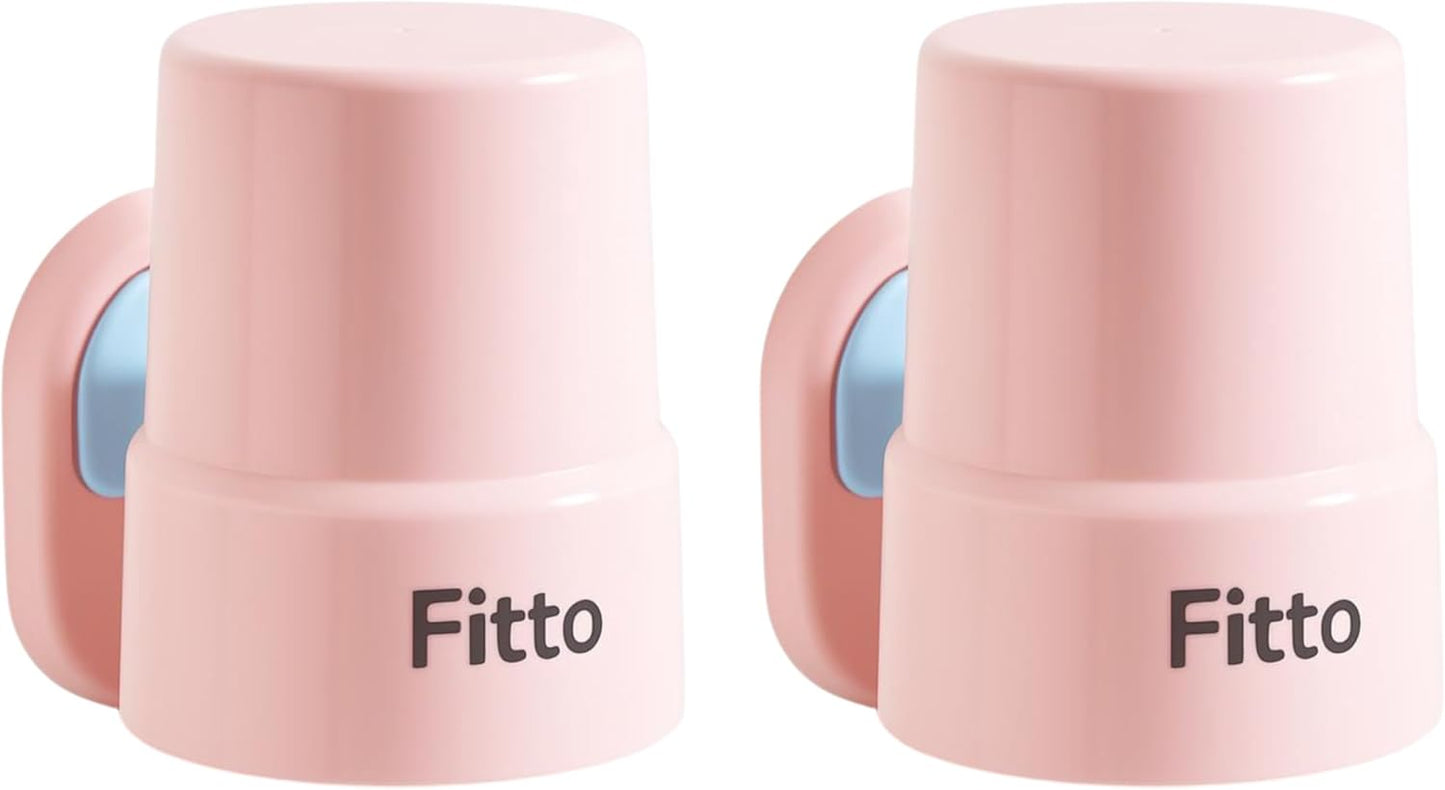 Suction Cup Toothbrush holder - Pack of 2, Pink