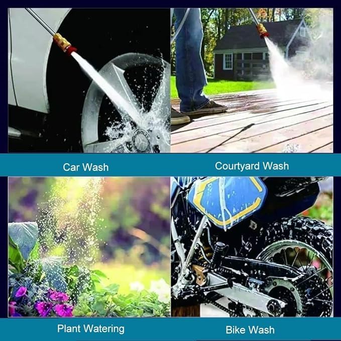 60 Pieces 48V High Pressure Washer - Car Washing Machines (Portable Electric Pressure Cleaner – Powerful 1800W – Ideal for Cars – Bikes – Driveways – Patios & Outdoor Cleaning)